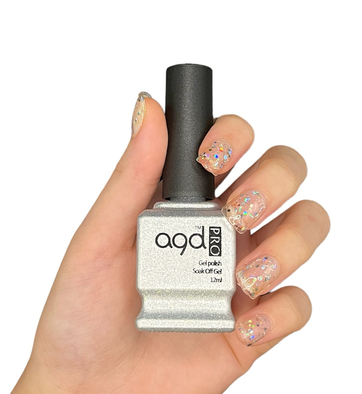 AGD PRO GLITTER MULTI SILVER